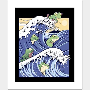 Amphibian Surf Adventure Posters and Art